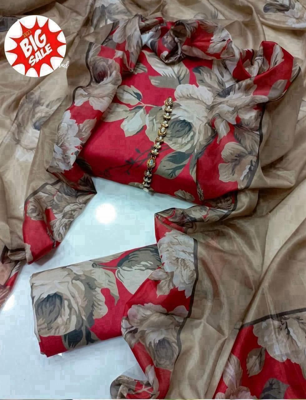 3 PC - SWISS LAWN DIGITAL PRINTED - AR14