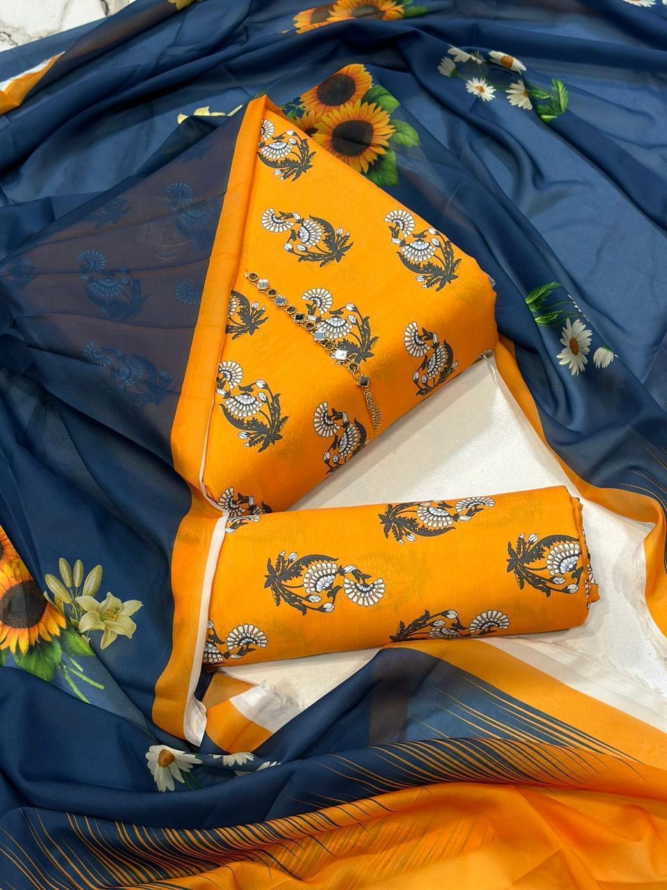 3 PC - SWISS LAWN DIGITAL PRINTED - AR18