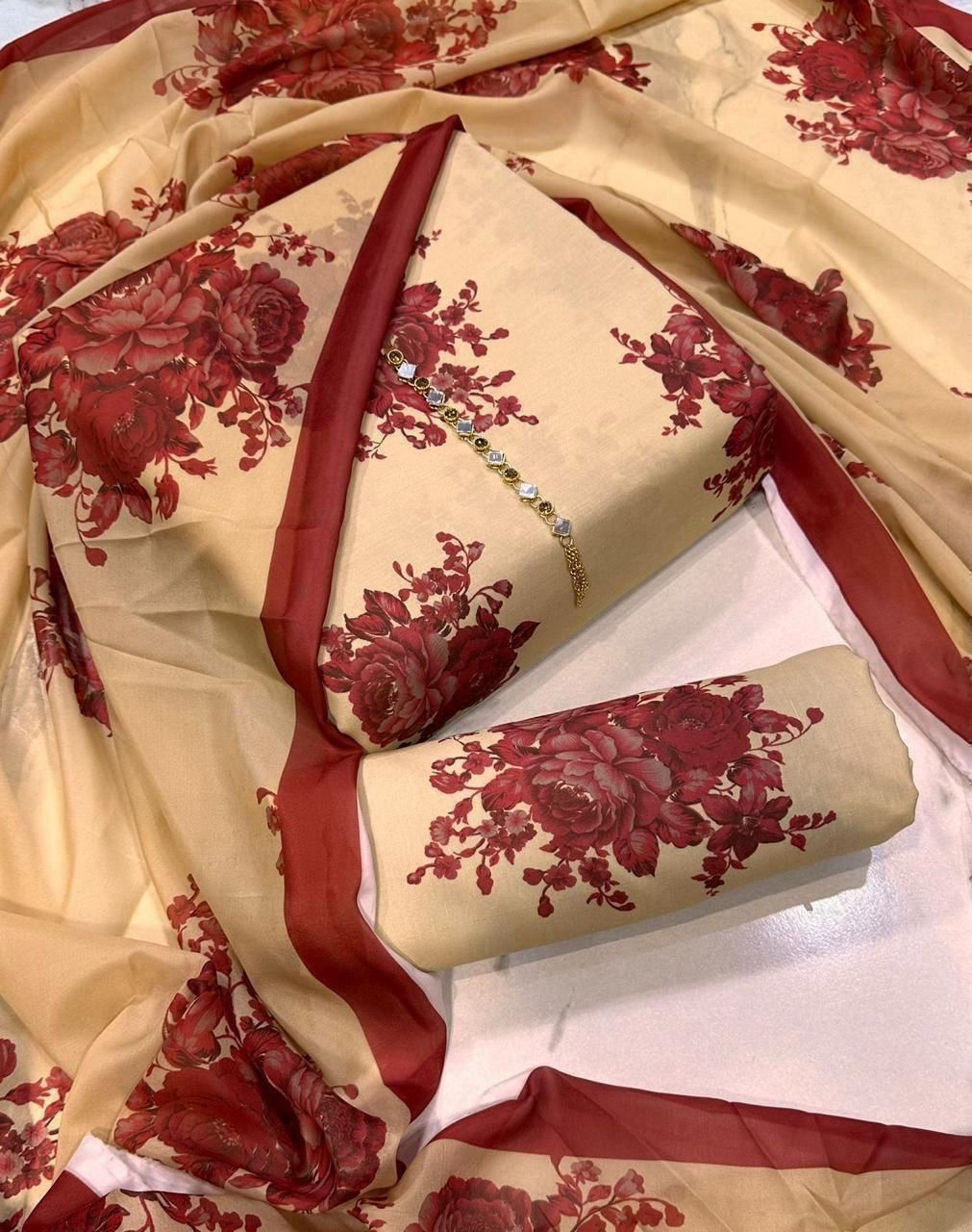 3 PC - SWISS LAWN DIGITAL PRINTED - AR17