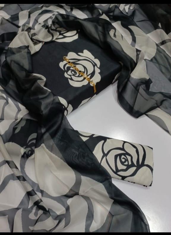 3 PC - SWISS LAWN DIGITAL PRINTED - AR06